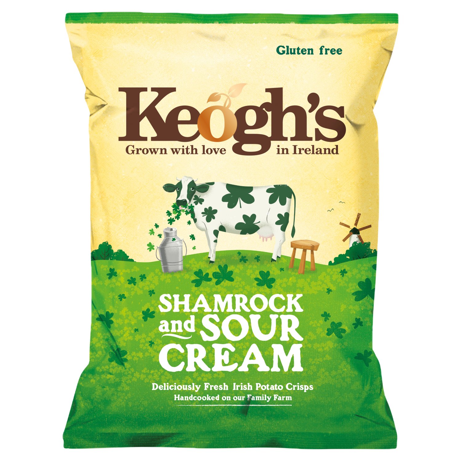 Keogh's Shamrock & Sour Cream Crisps (125 g)
