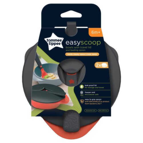 Tt Easy Scoop Feeding Bowls & Lid (2 Piece)