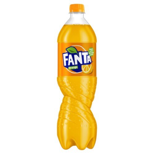 Fanta Orange Fruit Soda Pop, 2 Liter Bottle