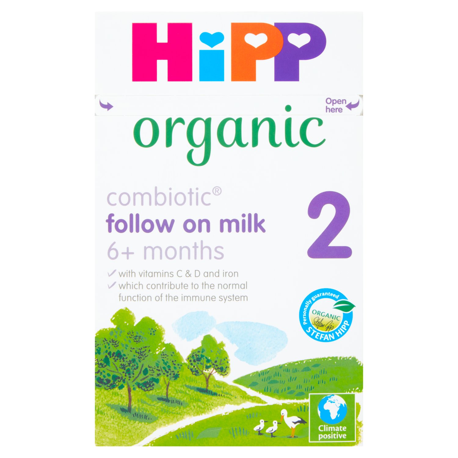 Organic baby milk from 6 months.
Organic follow on milk.