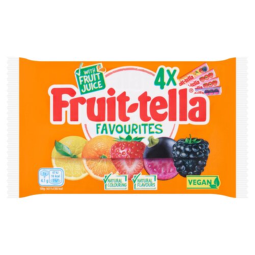 Fruit-tella Chewy Mix 4 Pack (41 g)
