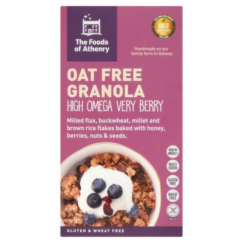 Foods of Athenry Oat Free Granola Omega Very Berry (450 g)