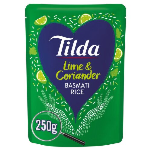 Tilda Microwave Lime & Coriander Basmati Rice (250 g)