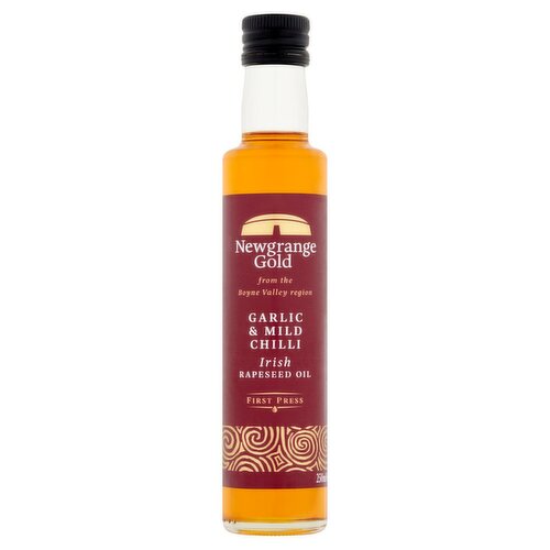 Newgrange Gold Garlic & Mild Chilli Irish Rapeseed Oil (250 ml)