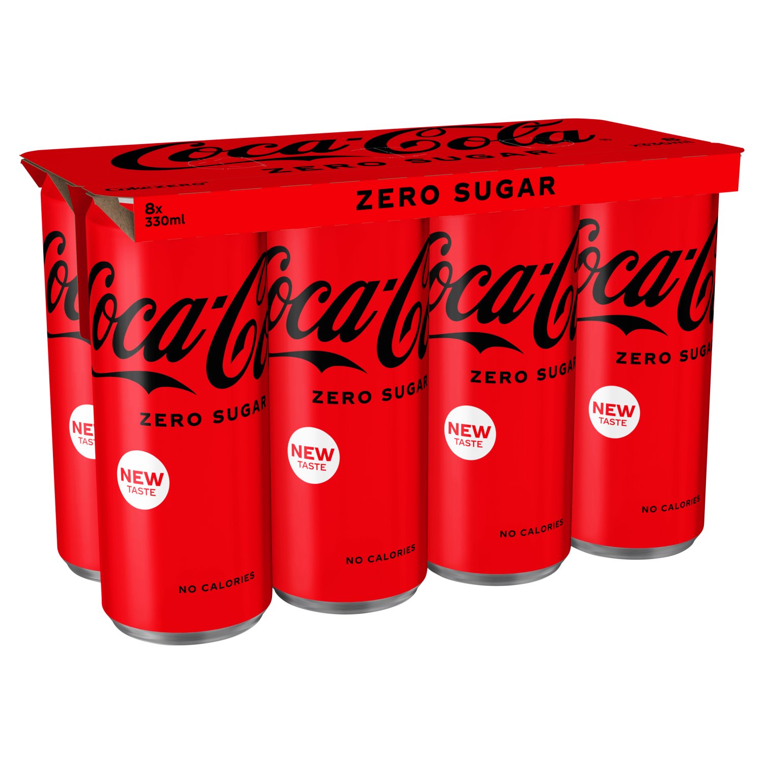 Coca-Cola Zero Sugar Cans 8 Pack (330 ml)