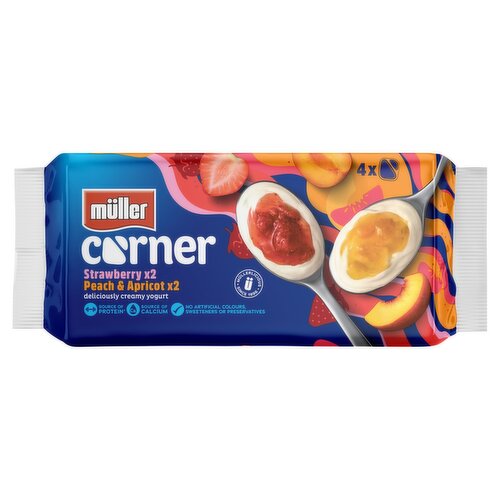 Muller Corner Fruit Yogurts 4 Pack (136 g) Storefront EN