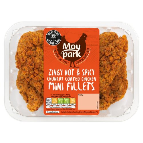 Moy Park  Hot & Spicy Mini Chicken Fillets (300 g)