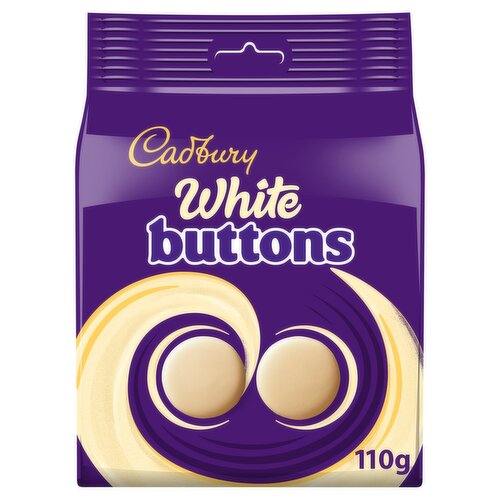 Cadbury Dairy Milk Giant White Chocolate Buttons Pouch (110 g)