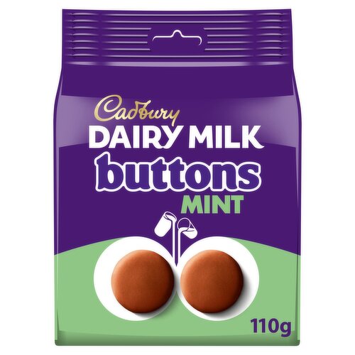 Cadbury Mint Chocolate Buttons Pouch (110 g)