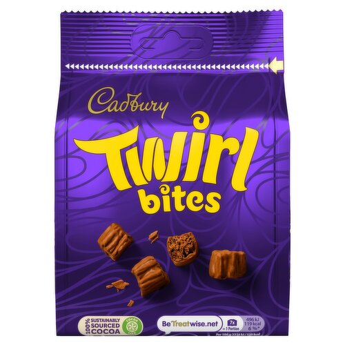 Cadbury Twirl Bites Chocolate Pouch (109 g)