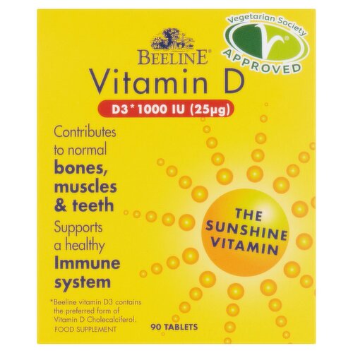 BeeLine Vitamin D Tablets (90 Piece)