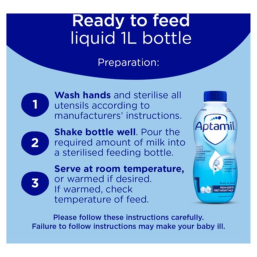 Aptamil 1 First Infant Milk from Birth (1 L) - Storefront EN