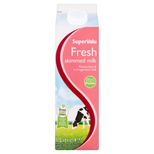 SuperValu Fresh Skimmed Milk (1 L)