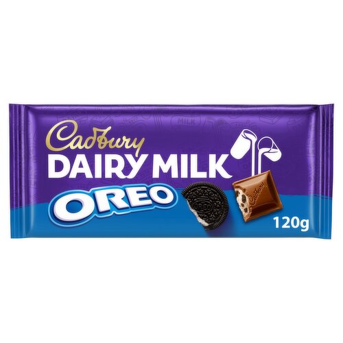 Cadbury Dairy Milk Oreo Chocolate Bar (120 g)