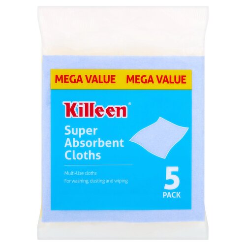 Killeen Super Absorbent Cloths (5 Piece)