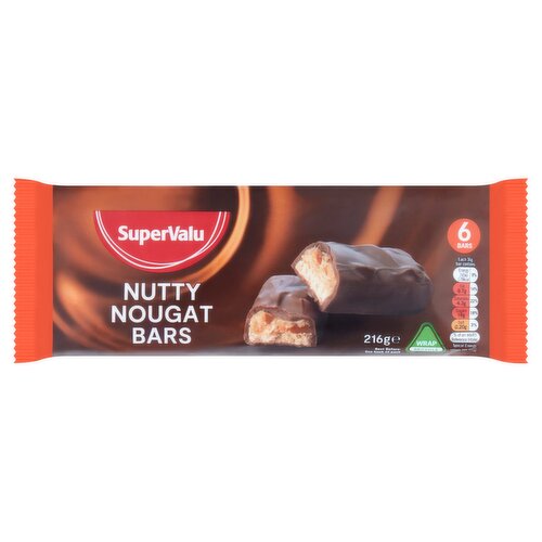 SuperValu Nutty Nougat Bars 6 Pack (216 g)