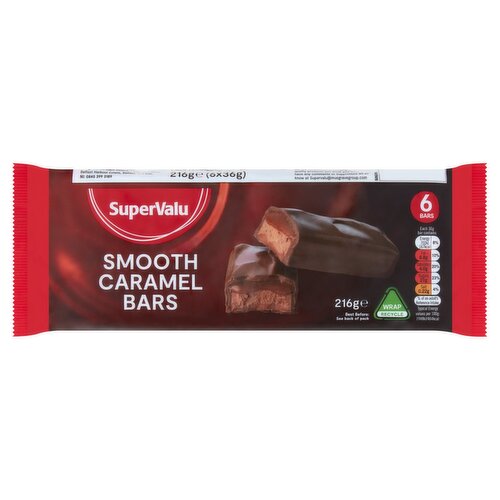 SuperValu Caramel Bars 6 Pack (216 g)