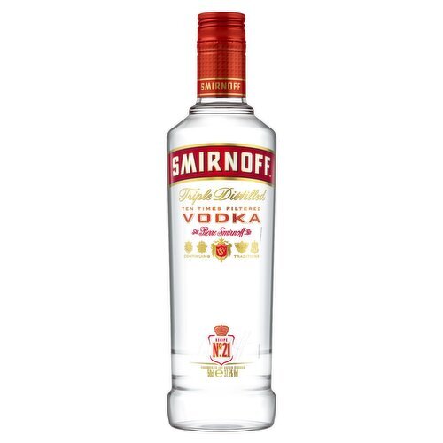 Smirnoff Vodka Bottle (50 cl)
