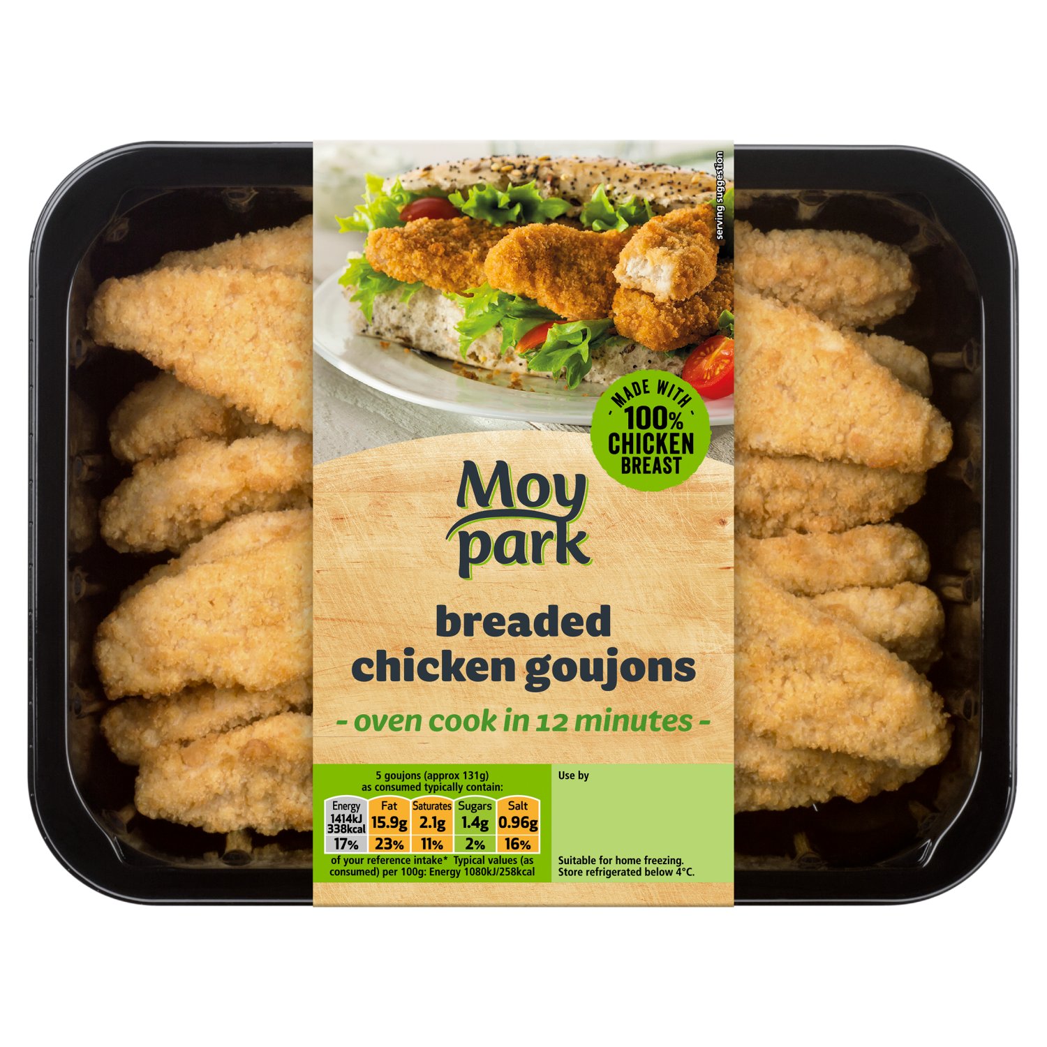 Moy Park Breaded Chicken Goujons (430 g)