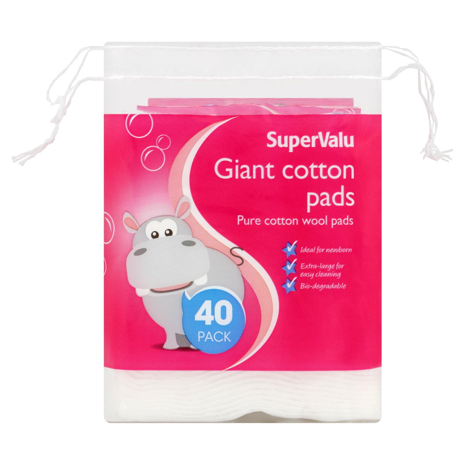 SuperValu Giant Cotton Pads (40 Piece)