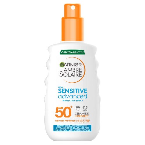 Garnier Ambre Solaire Sensitive Advanced Sun Spray Spf 50+ (150 ml)