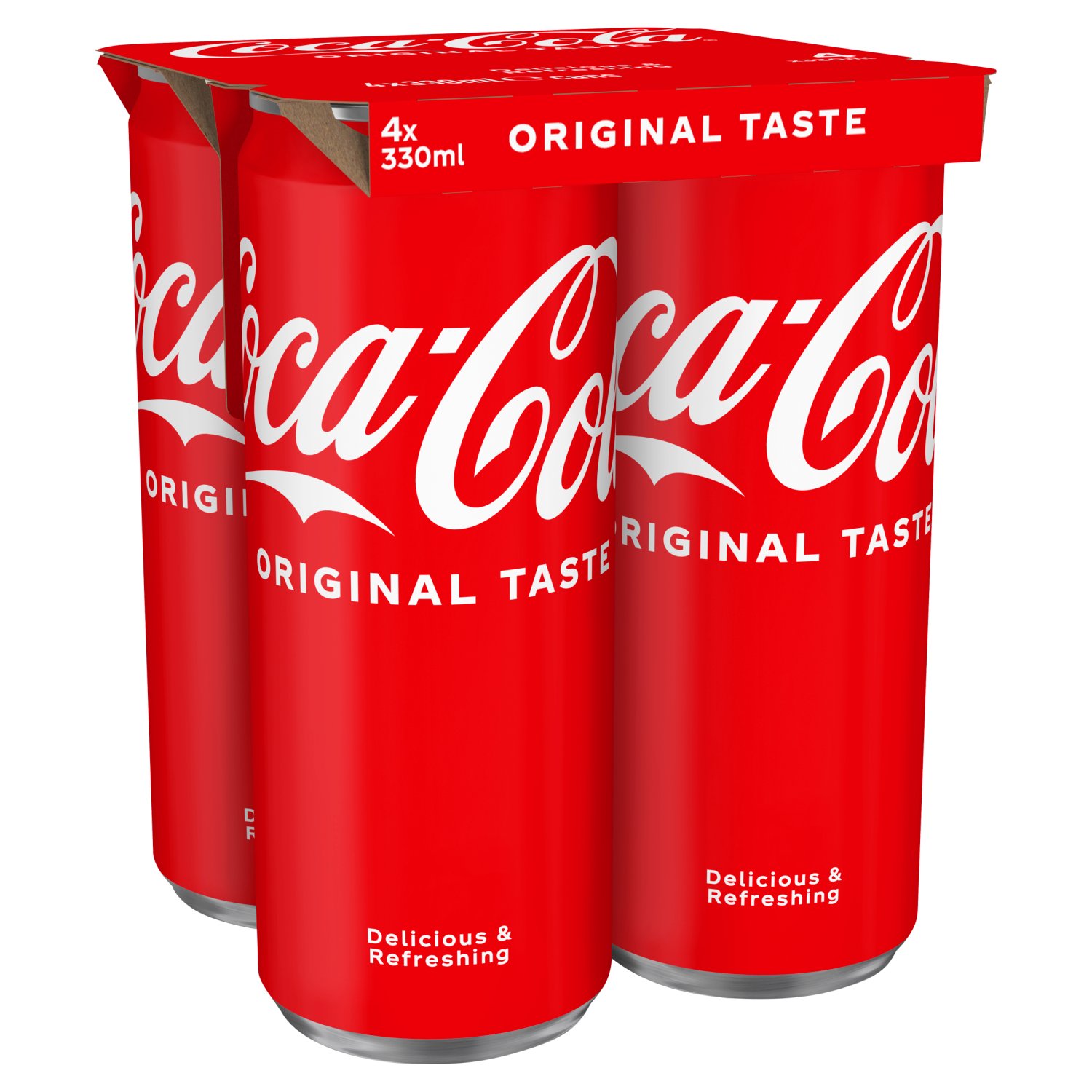Coca-Cola Cans 4 Pack (330 ml)