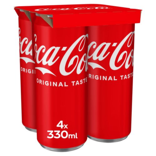 Coca Cola Can 4 Pack (330 ml)