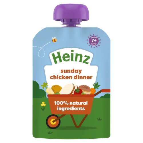 Heinz By Nature Sunday Chicken Dinner Pouch 7+ Months (130 g)