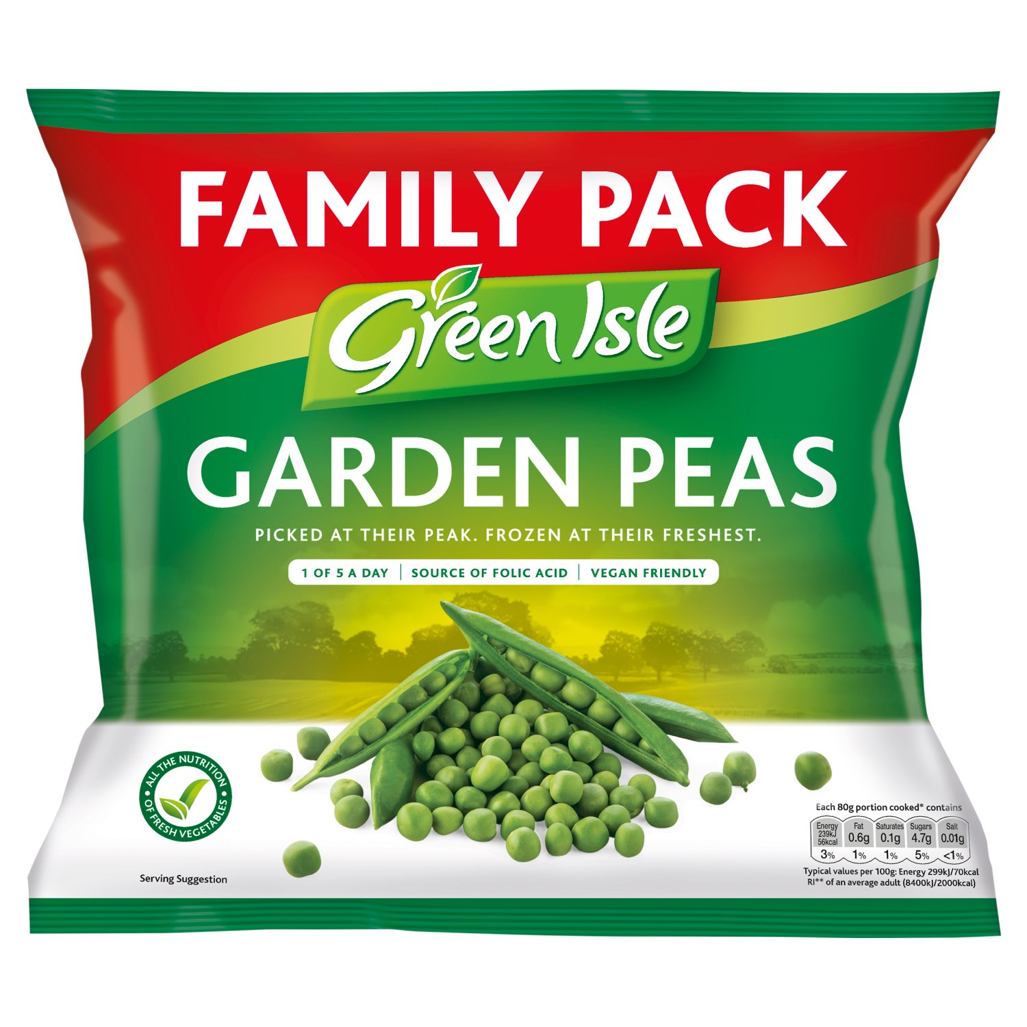 Green Isle Garden Peas (700 g)