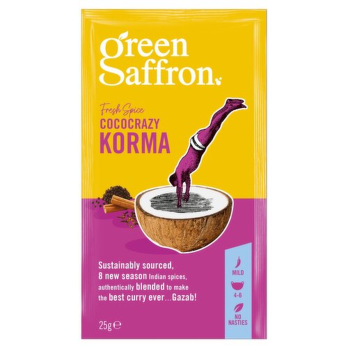 Green Saffron Korma Spice Blend (25 g)