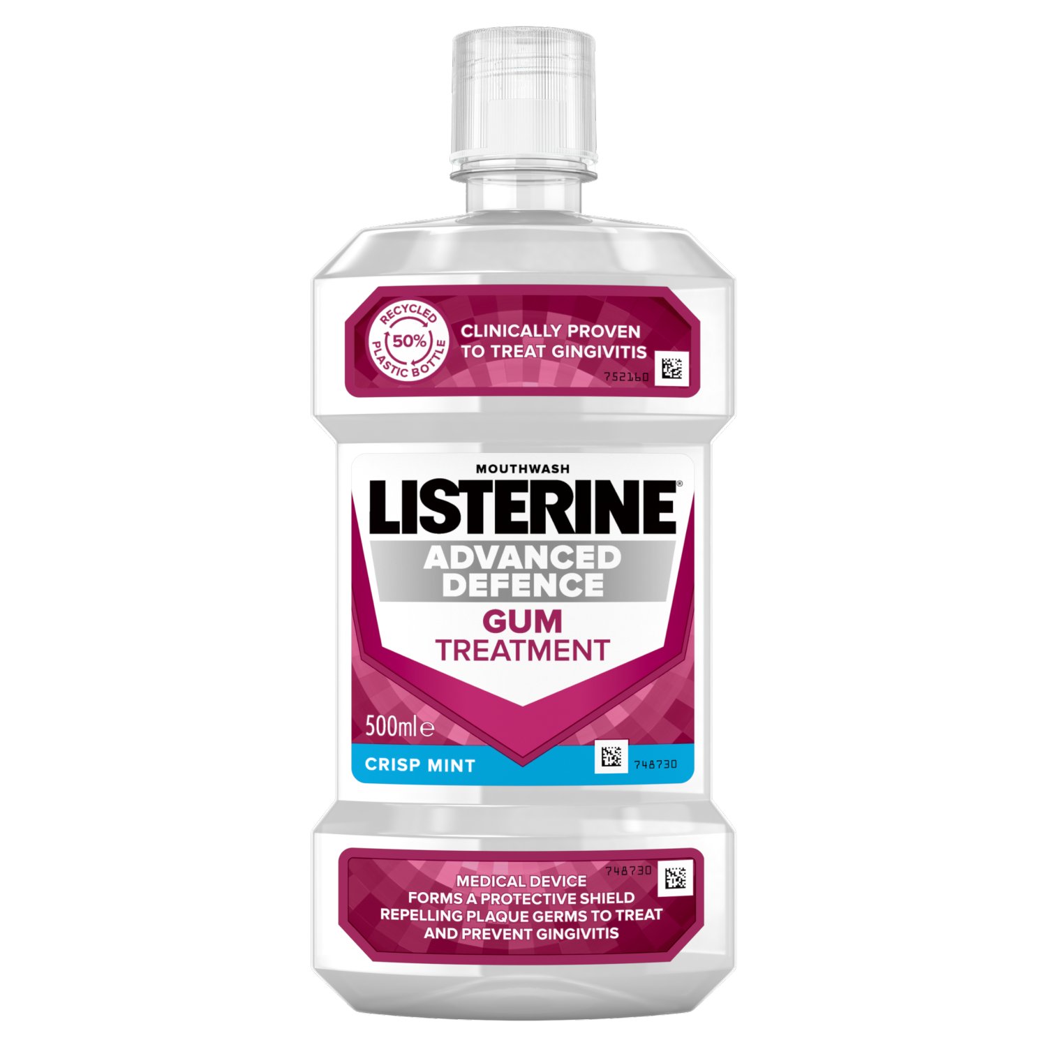 Listerine Advanced Defence Gum Treatment Mouthwash (500 ml)