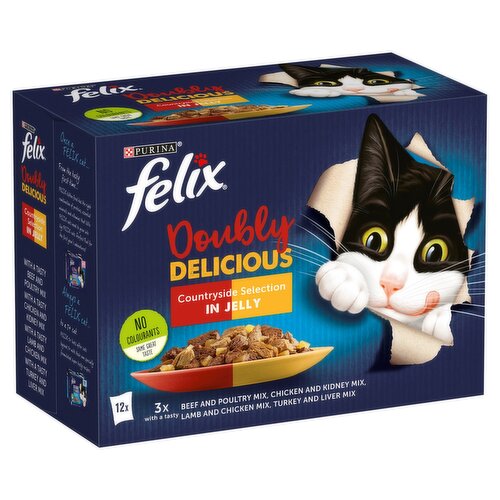 Felix Meaty Selection in Jelly Cat Food 12 Pack (100 g)