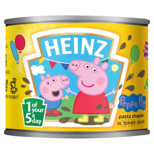 Heinz Peppa Pig Shaped Pasta (205 g)