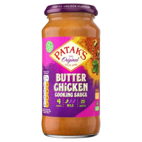 Patak's Mild Butter Chicken Cooking Sauce (450 g)