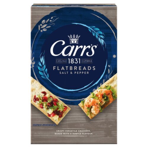 Carr's Flatbreads Salt & Pepper Crackers (150 g) Storefront EN