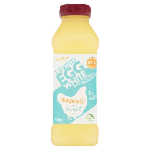 Margaret's Free Range Liquid Egg White (500 g)