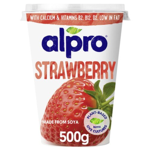 Alpro Strawberry Yogurt (500 g)