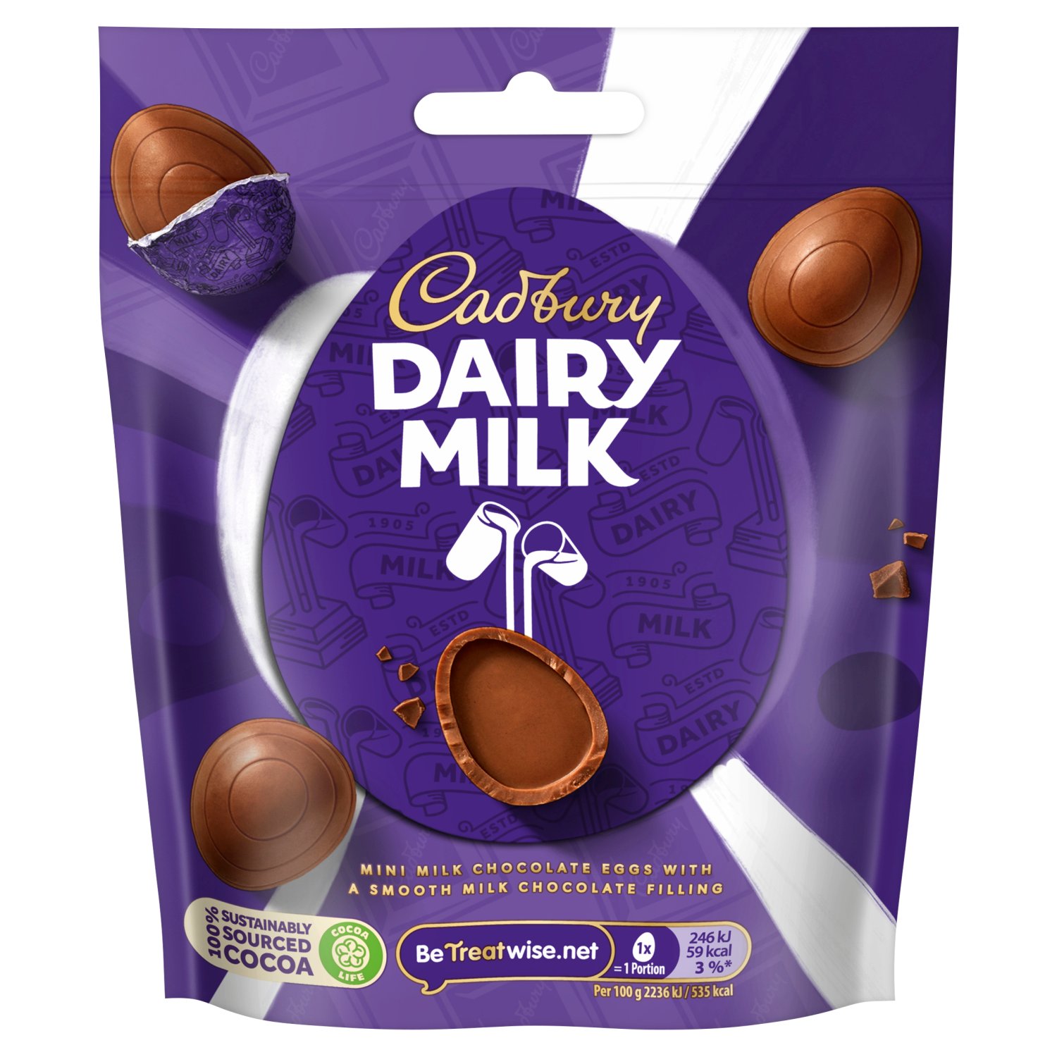 Cadbury Dairy Milk Mini Eggs Bag (77 g)