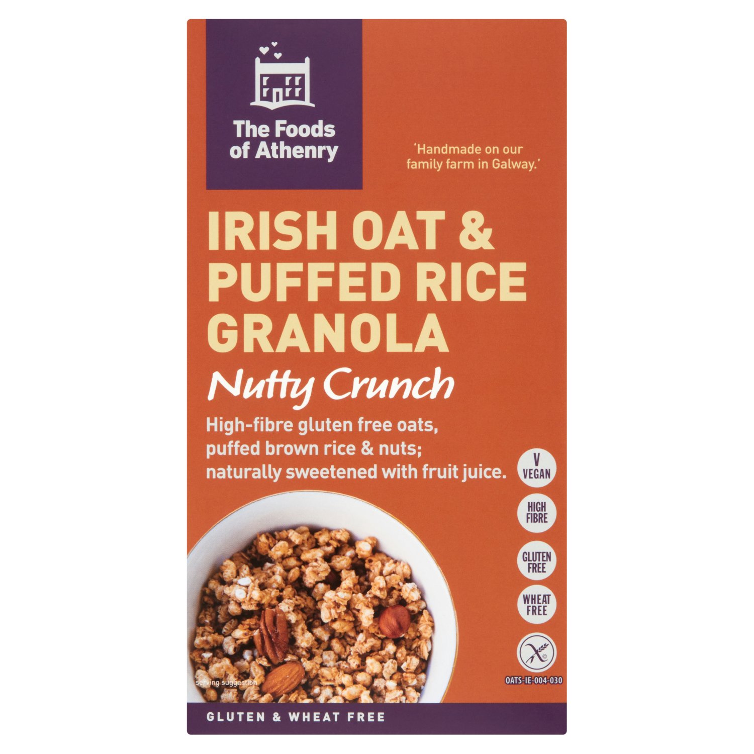 The Foods Of Athenry Nutty Crunch Gluten Free Granola (300 g)