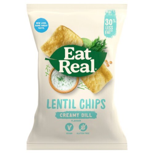 Eat Real Lentil Chips Creamy Dill Chips (113 g)