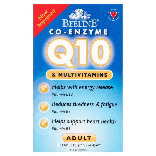 BeeLine CoEnzyme Q10 & Multivitamin Tablets (30 Piece) Storefront EN