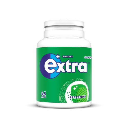 Wrigley's Extra Spearmint Chewing Gum Bottle 46 Pieces (64 g)