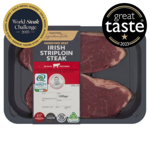 Signature Tastes Hereford Beef Irish Striploin Steak (450 g)
