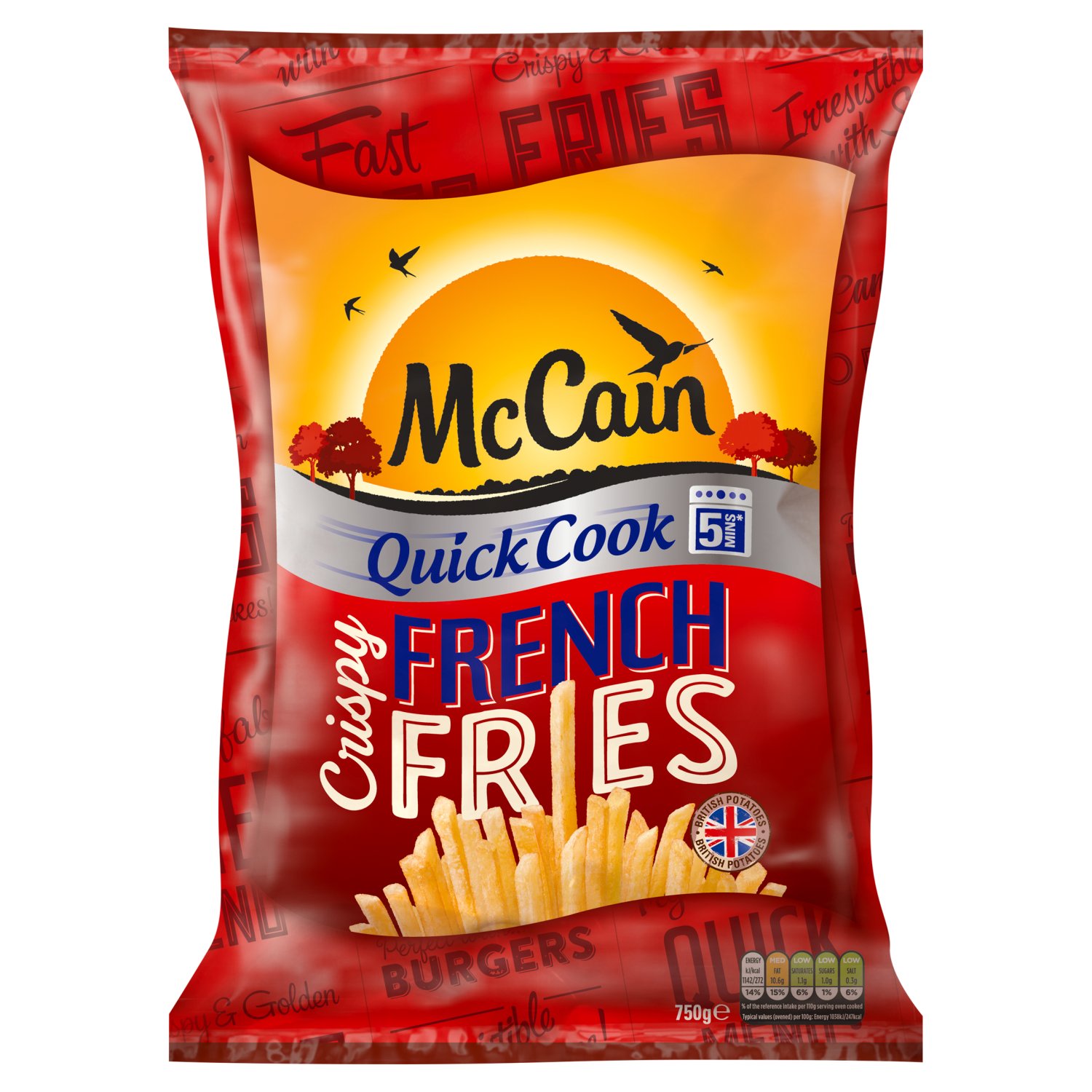 McCain Quick Cook Crispy French Fries (750 g)