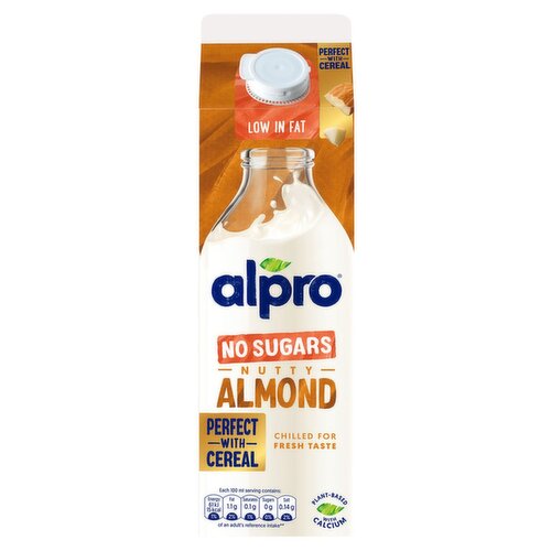 Alpro No Sugars Nutty Almond Drink (1 L)