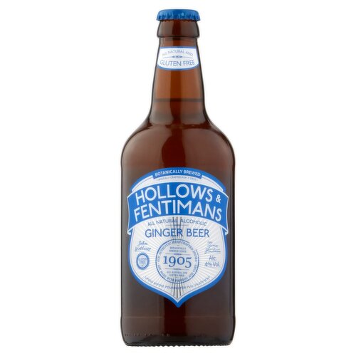 Hollows & Fentimans Gluten Free Alcoholic Ginger Beer Bottle (500 ml)