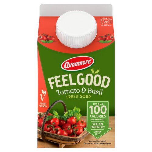 Avonmore Feel Good Low Fat Tomato and Basil Soup (400 g)