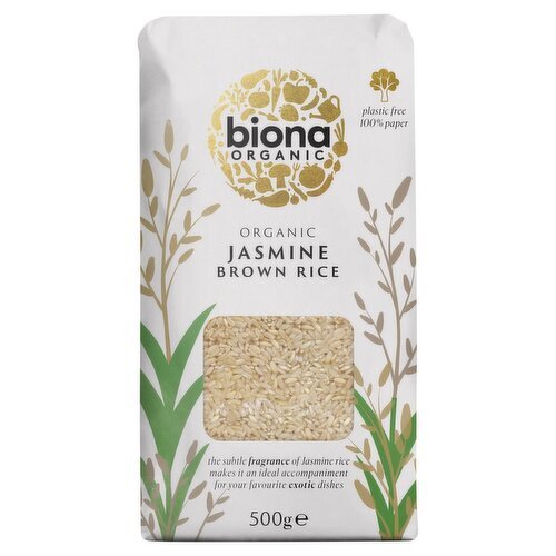 Biona Organic Jasmine Rice Brown (500 g)