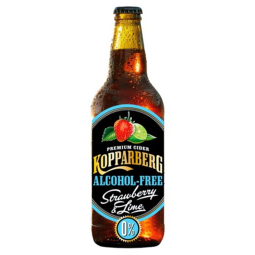Kopparberg Alcohol Free Strawberry & Lime Cider (500 ml)