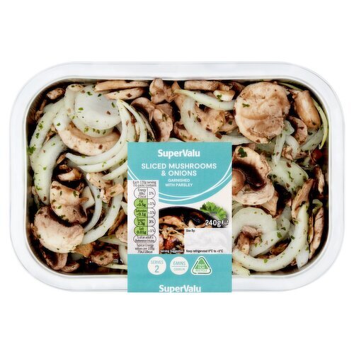 SuperValu Sliced Mushrooms & Onion (240 g)